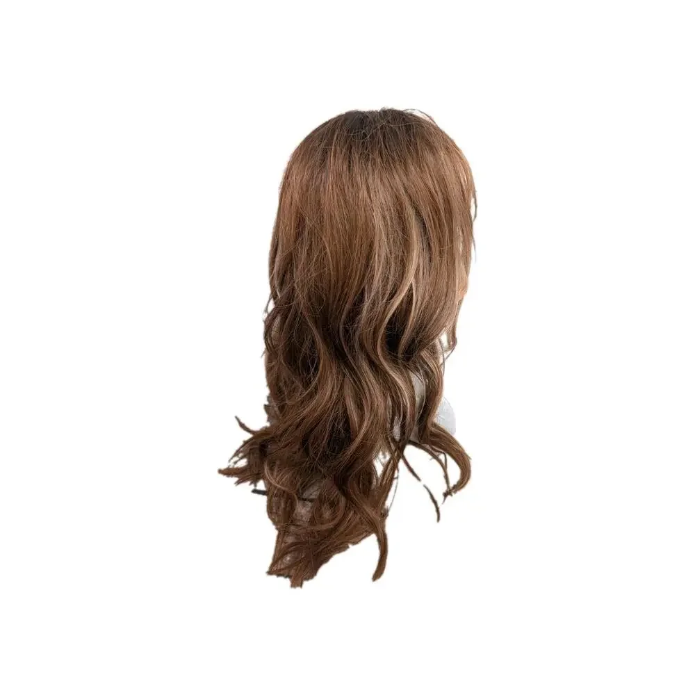 Unbranded Wavy Long‎ Red Wig With Blonde Highlights And Brown Underttones